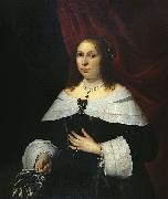 Bartholomeus van der Helst Lady in Black Spain oil painting artist